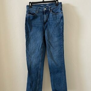 Old Navy Women’s Straight Jeans in Deep Blue